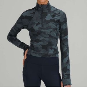 Lululemon It’s Rulu Run Cropped Half Zip